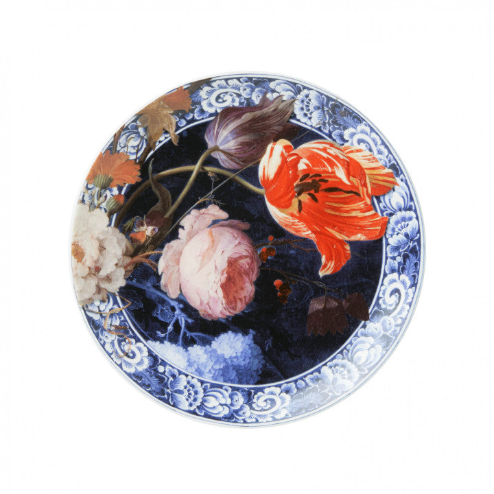 Dutch Floral Wall Plate, Medium