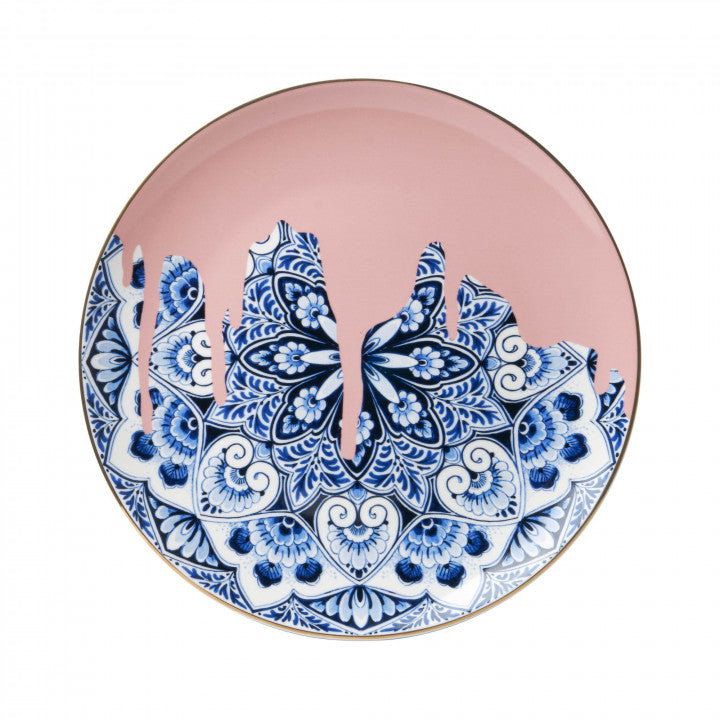 Dutch Mandala Wall Plate, Blush