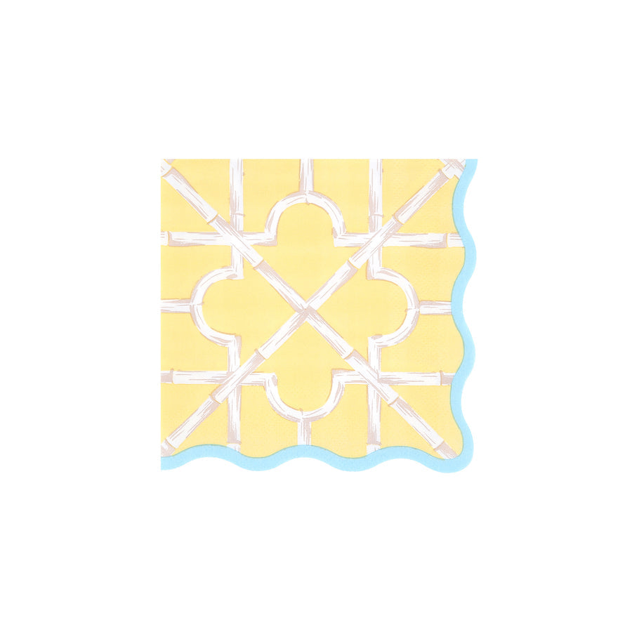 Bamboo Pattern Paper Cocktail Napkins