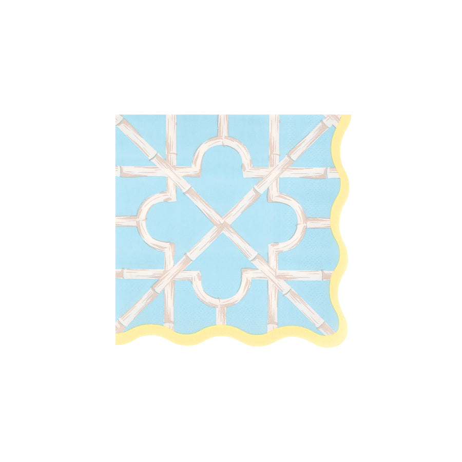 Bamboo Pattern Paper Cocktail Napkins
