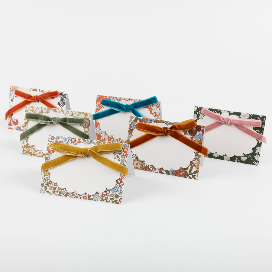 Meri Meri x Liberty Fall Place Cards