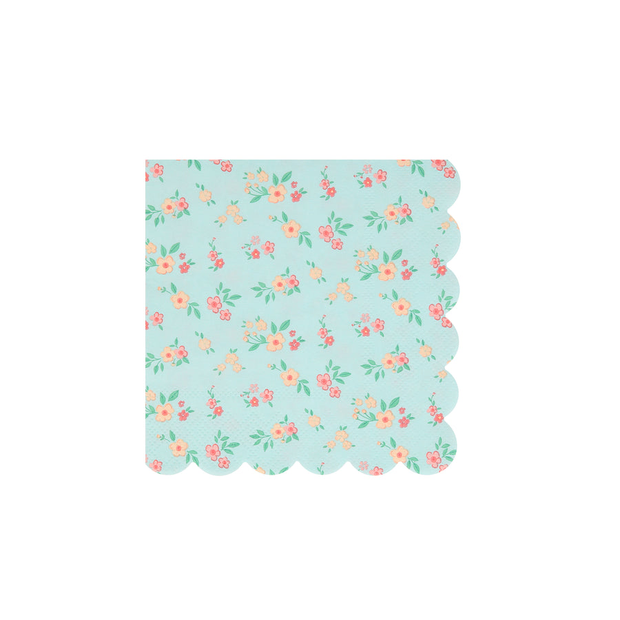 Vintage Ditsy Paper Cocktail Napkins