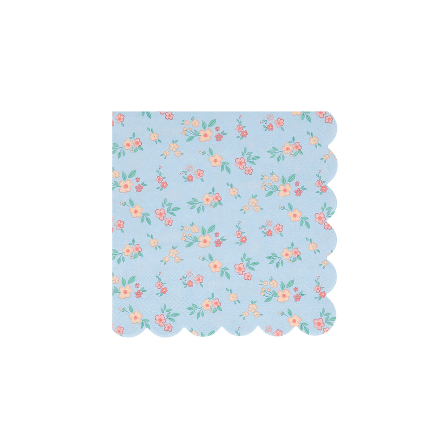 Vintage Ditsy Paper Cocktail Napkins