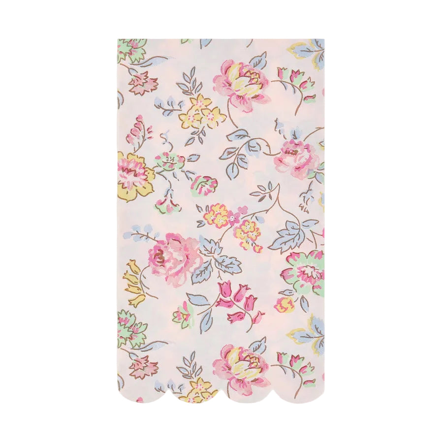 Pink Chintz Paper Guest Towels