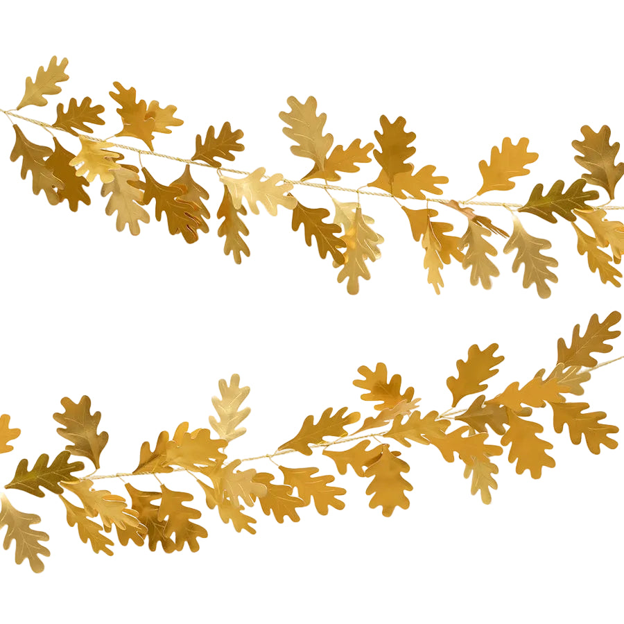 Meri Meri Mini Gold Oak Leaves Garland