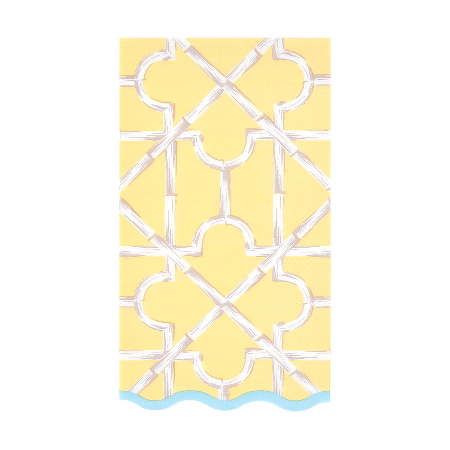 Bamboo Pattern Paper Guest Towels