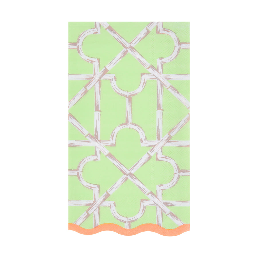 Bamboo Pattern Paper Guest Towels