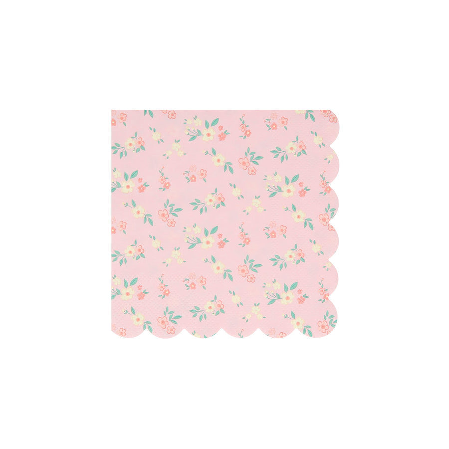 Vintage Ditsy Paper Cocktail Napkins