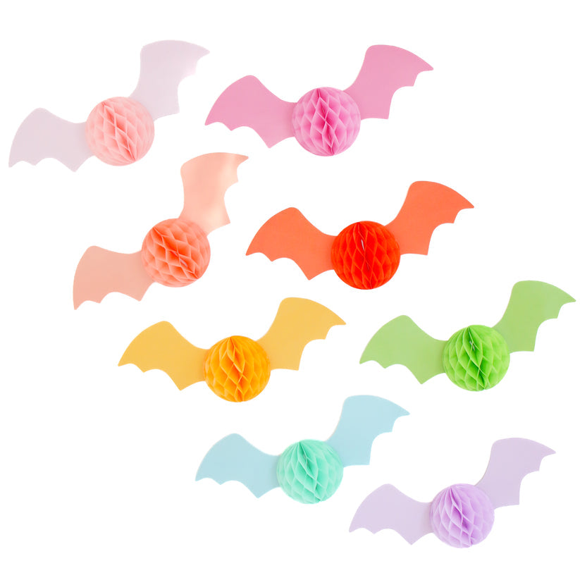 Preppy Rainbow Honeycomb Bats