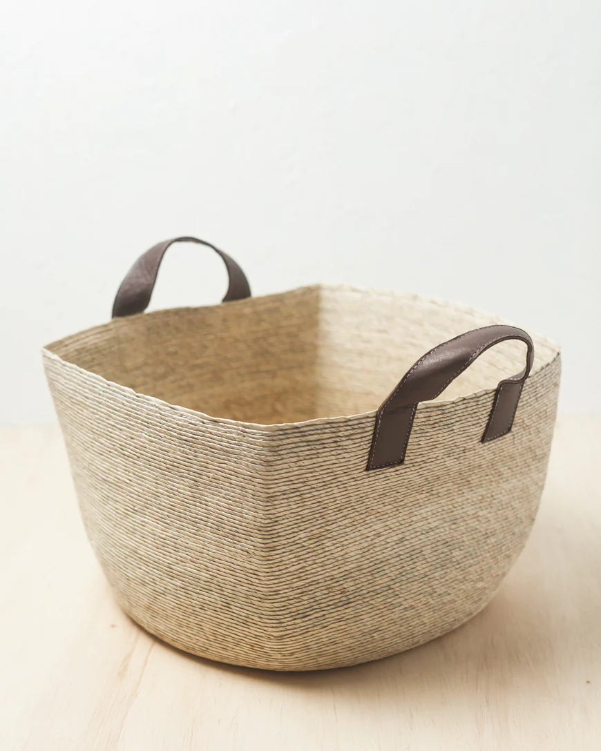 Palm Square Floor Basket