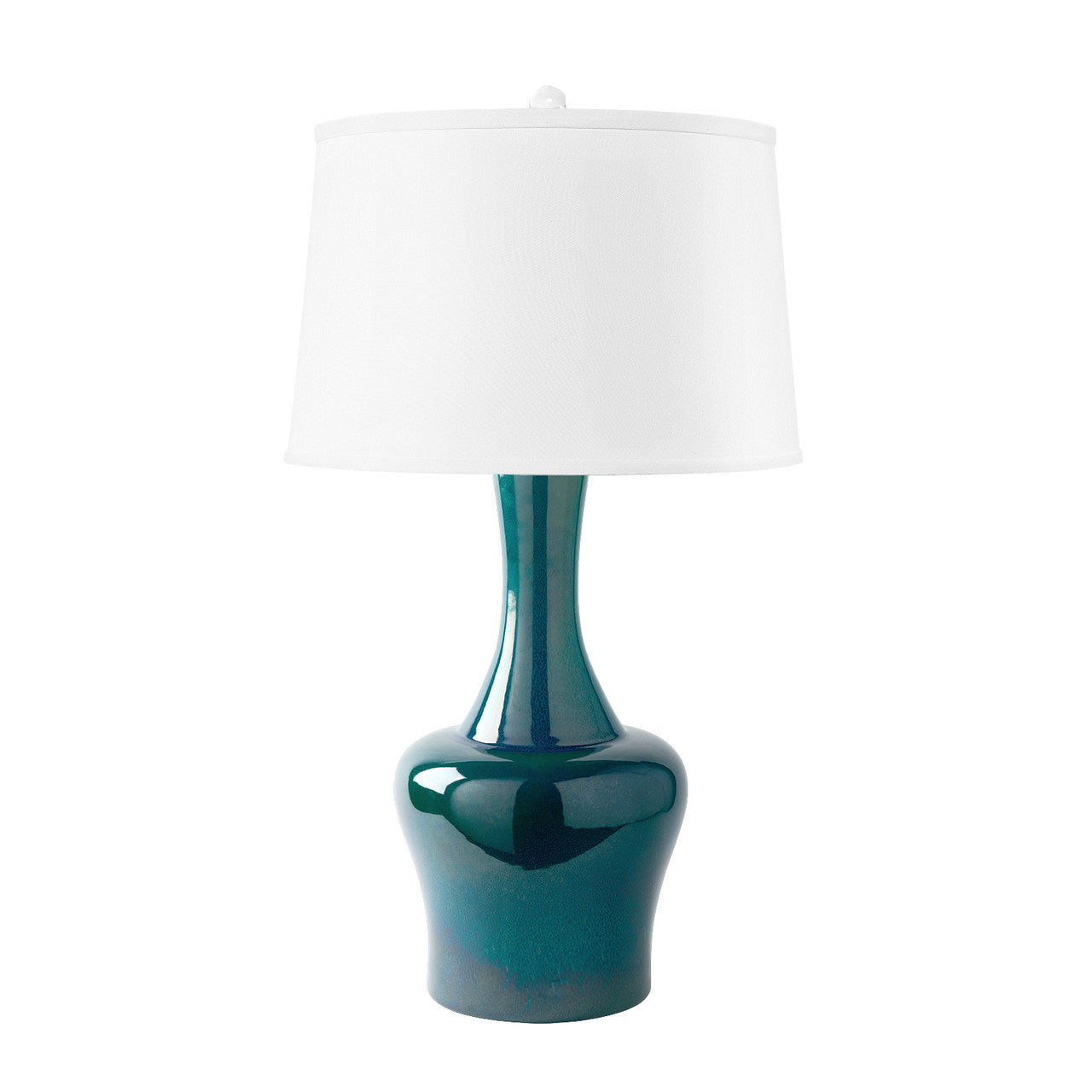 Nadia Table Lamp, Green Lapis