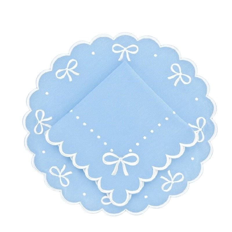 Juliet Blue Bows Placemats, Set of 4