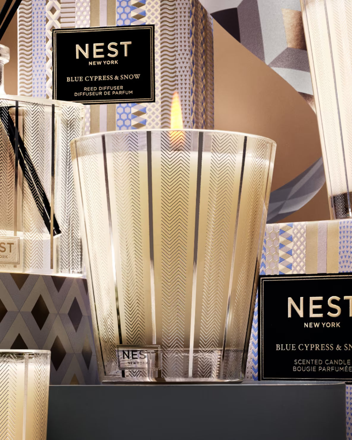 Nest New York Blue Cypress & Snow Classic Candle