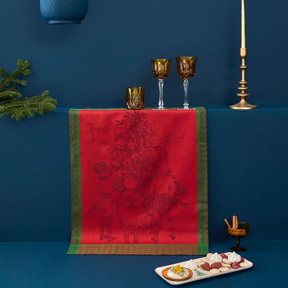 Noel D'Enfance Houx Jacquard Kitchen Towel