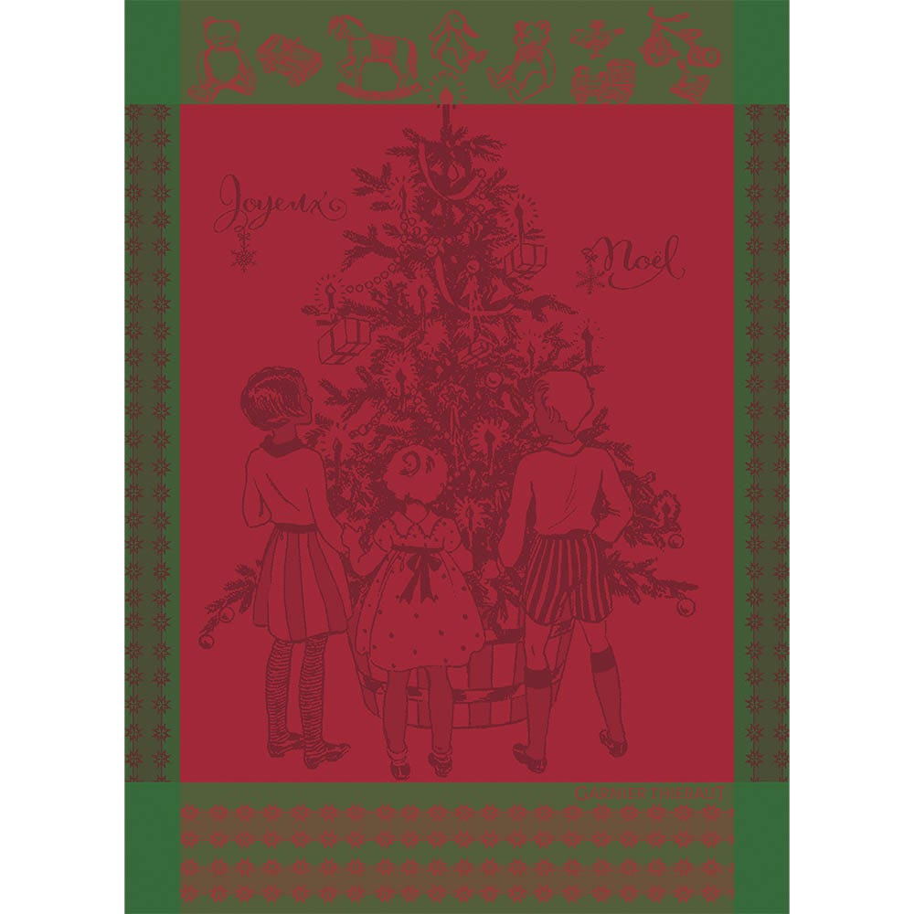 Noel D'Enfance Houx Jacquard Kitchen Towel