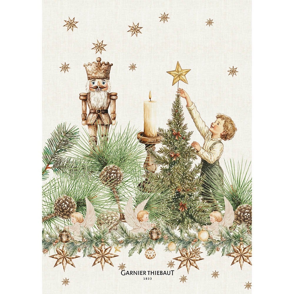 Noel Vintage Dore Kitchen Towel