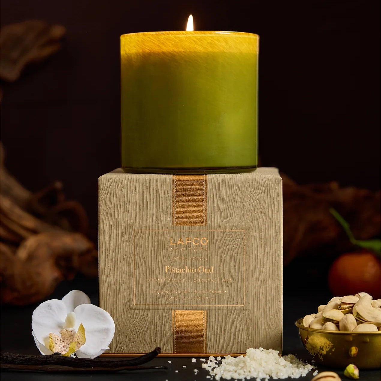 Lafco Pistachio Oud Signature Candle