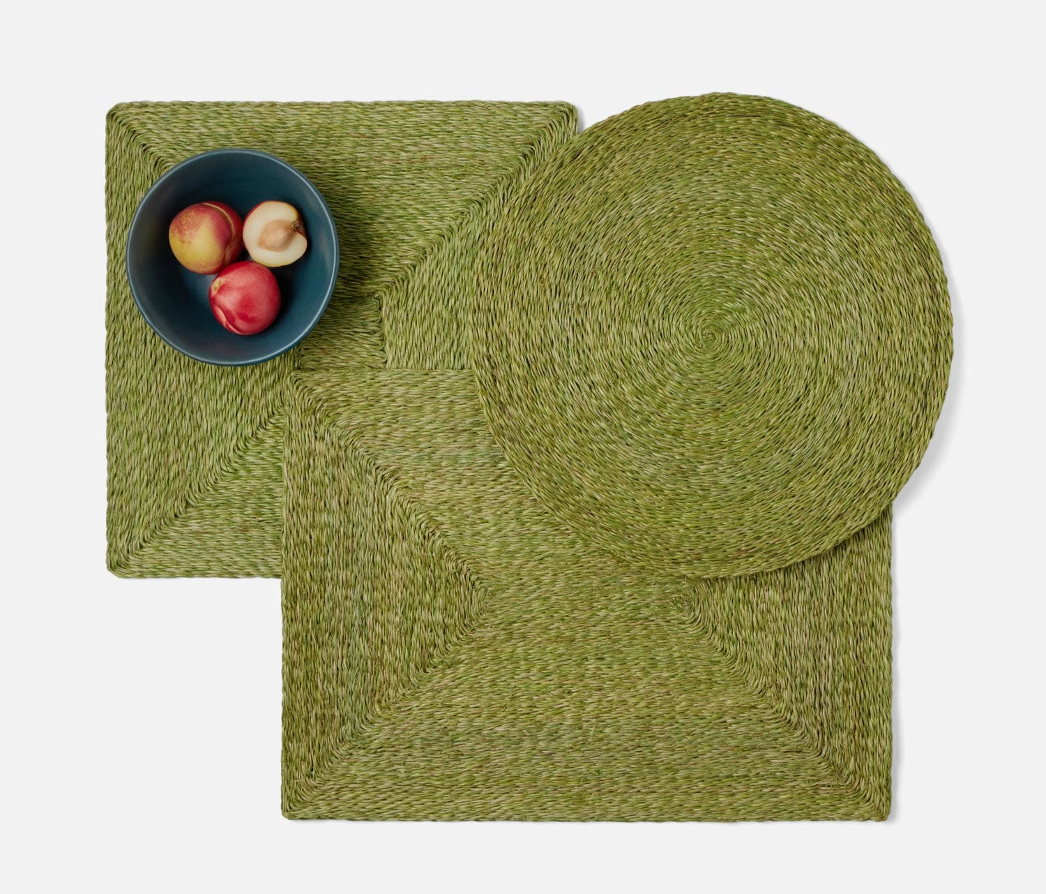 Jordan Fern Green Rectangular Placemat, Set of 4