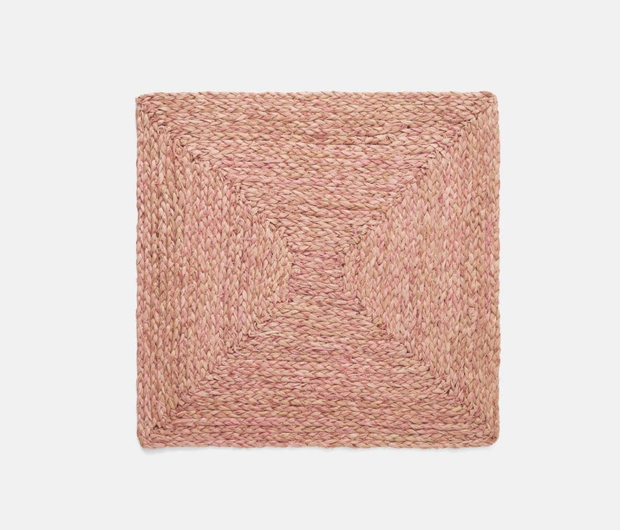 Zoey Light Pink Square Placemat, Set of 4