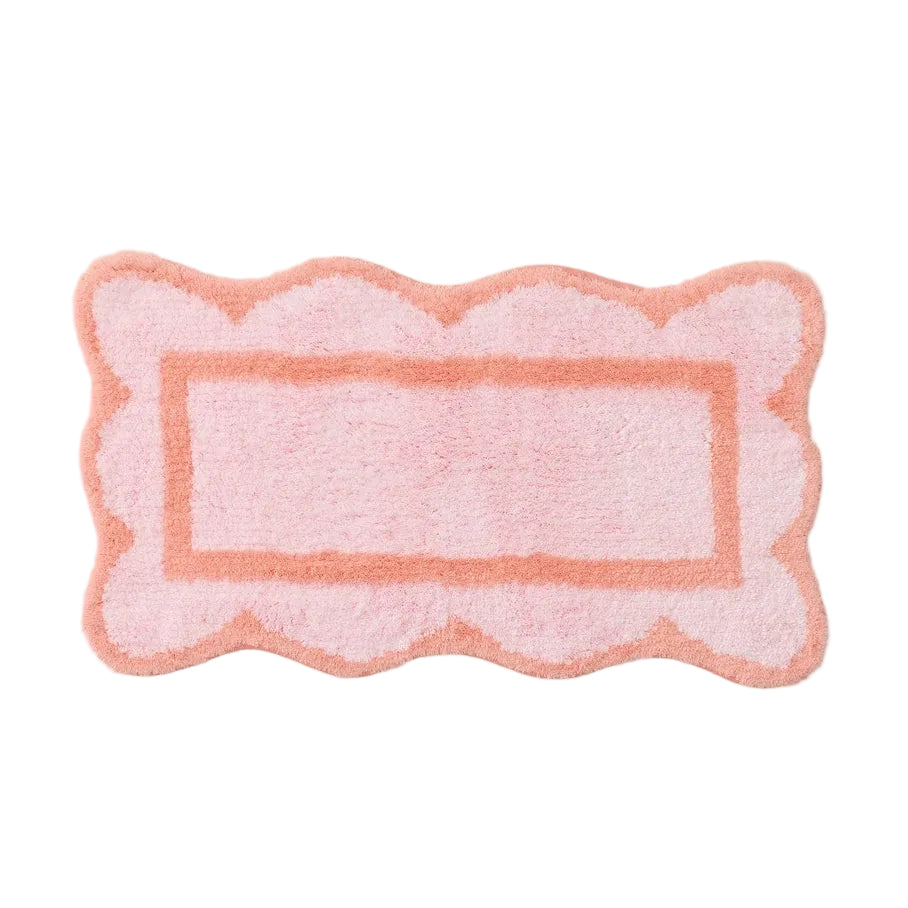 Weezie Scallop Bath Rug, Posy