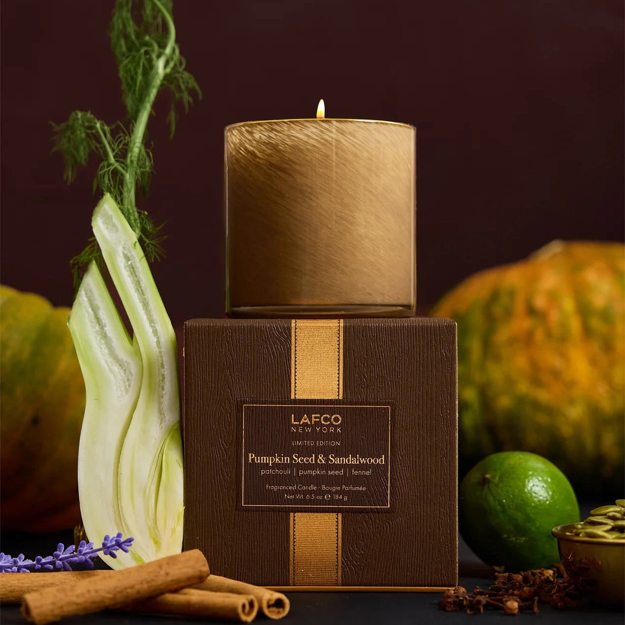 Lafco Pumpkin Seed & Sandalwood Classic Candle