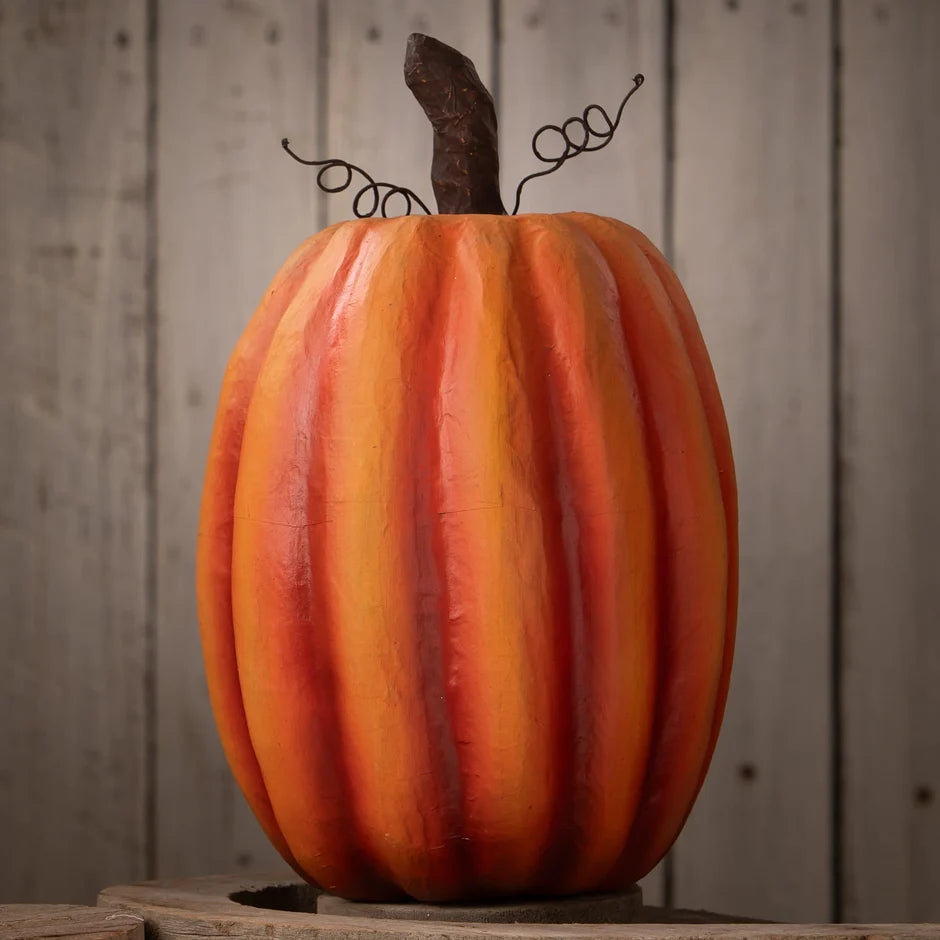 Pumpkin with Bats