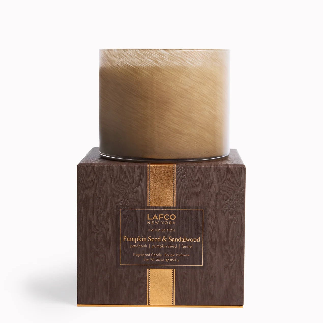 Lafco Pumpkin Seed & Sandalwood 3-Wick Candle