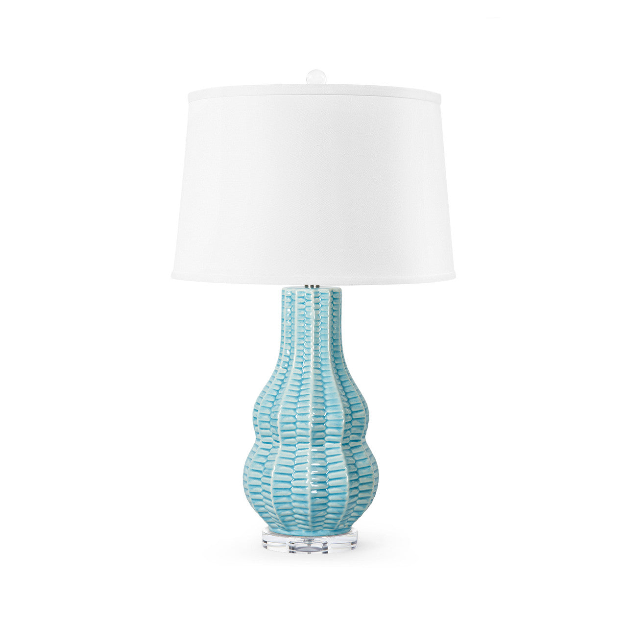 Quinn Table Lamp, Waterfall Blue
