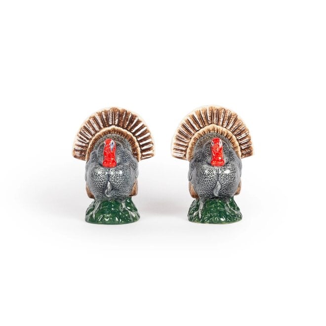 Quail Ceramics Turkey Salt & Pepper Set