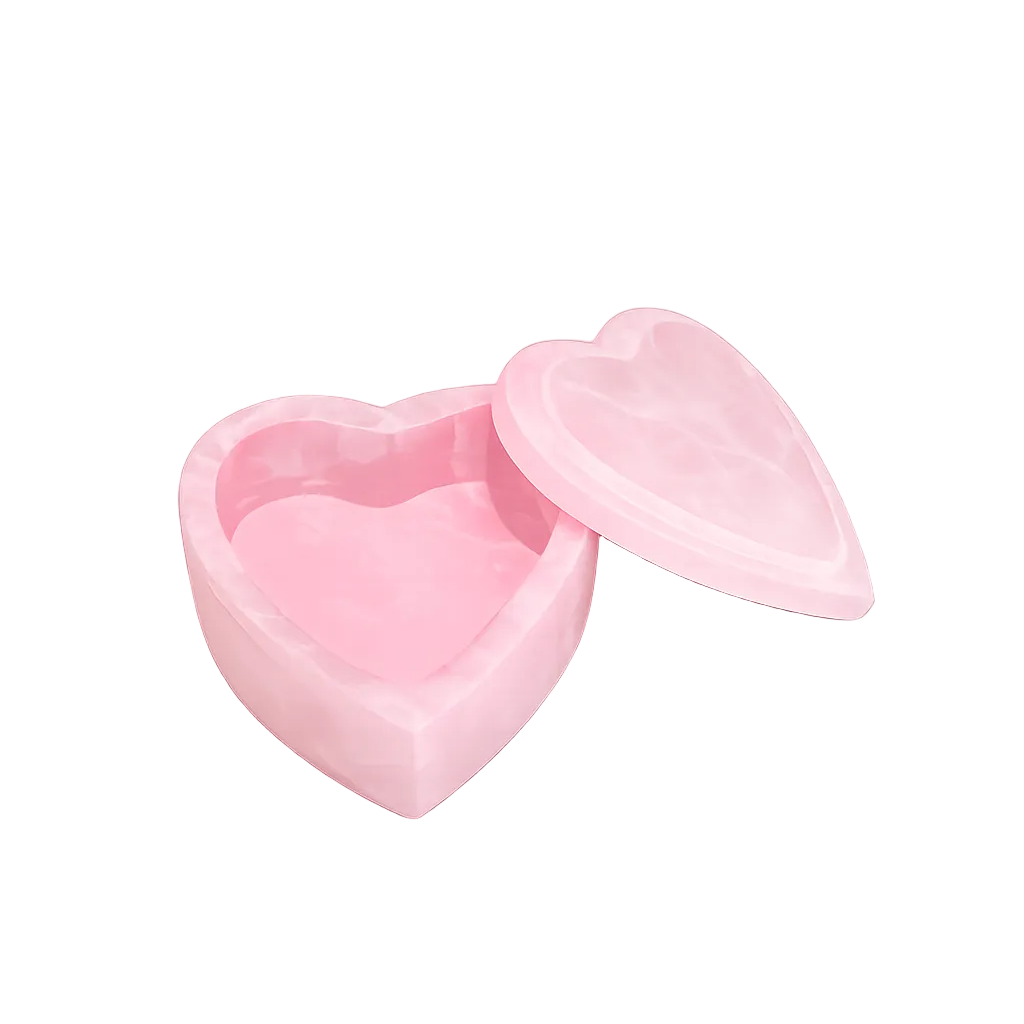 Hansel Pink Alabaster Keepsake Box, Medium