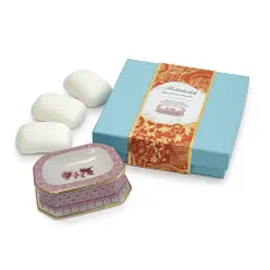 Mottahedeh Pink Lace Heirsavonare Gift Soap Set