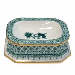 Mottahedeh Green Lace Salt / Soap Dish