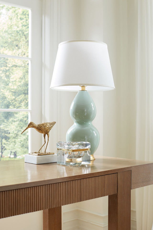Shandy Table Lamp, Pale Celedon