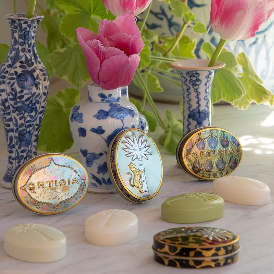 Ortigia Florio Small Soap in Tin