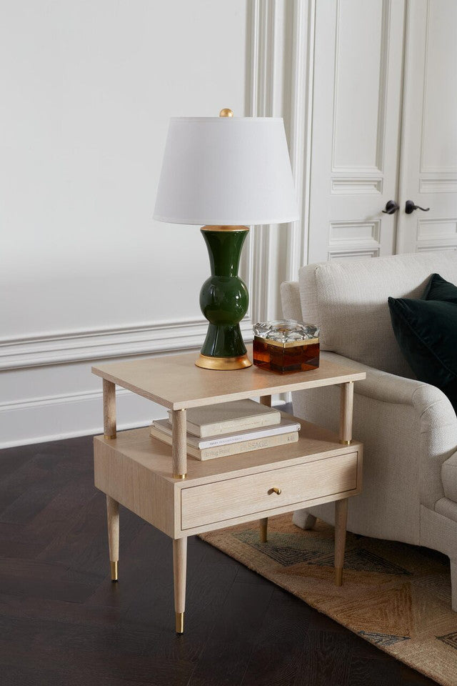 Tao Table Lamp, Dark Green