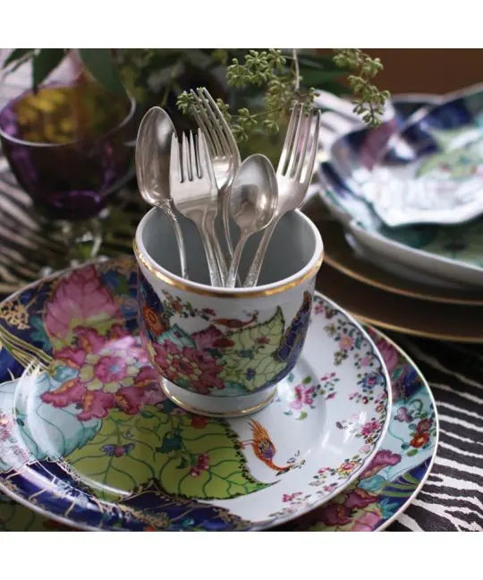 Mottahedeh Tobacco Leaf Cachepot, Small