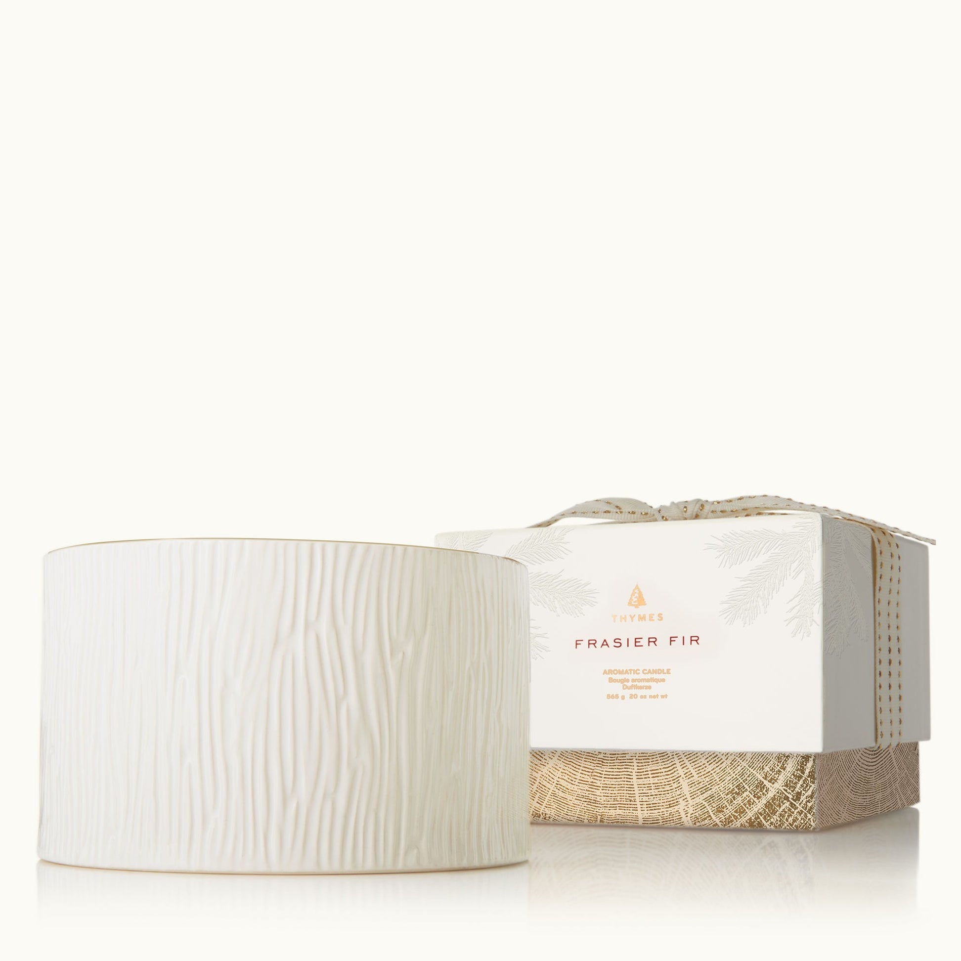 Thymes Frasier Fir Ceramic 3-Wick Candle