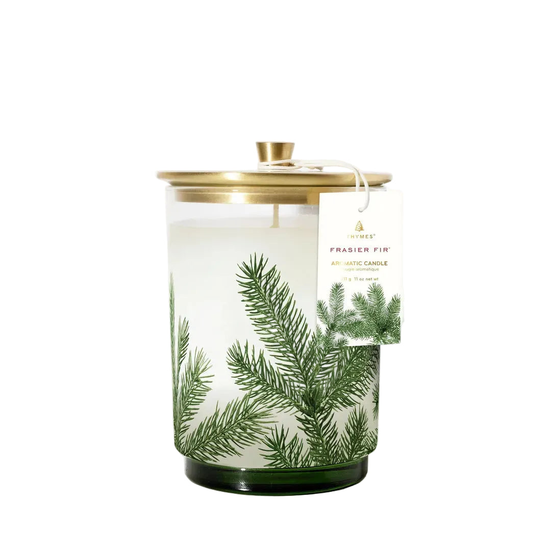 Thymes Frasier Fir Heritage Pine Needle Luminary, Medium