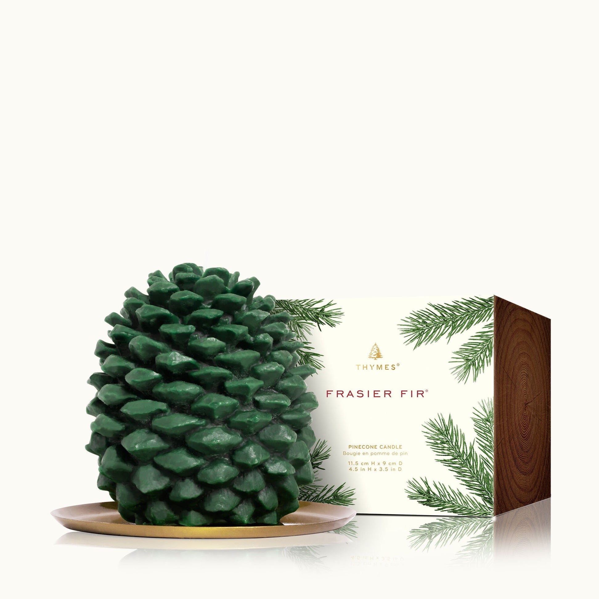 Thymes Frasier Fir Petite Molded Pinecone Candle