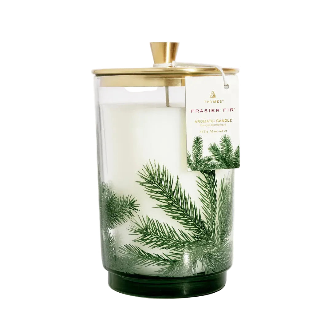 Thymes Frasier Fir Heritage Pine Needle Luminary, Large