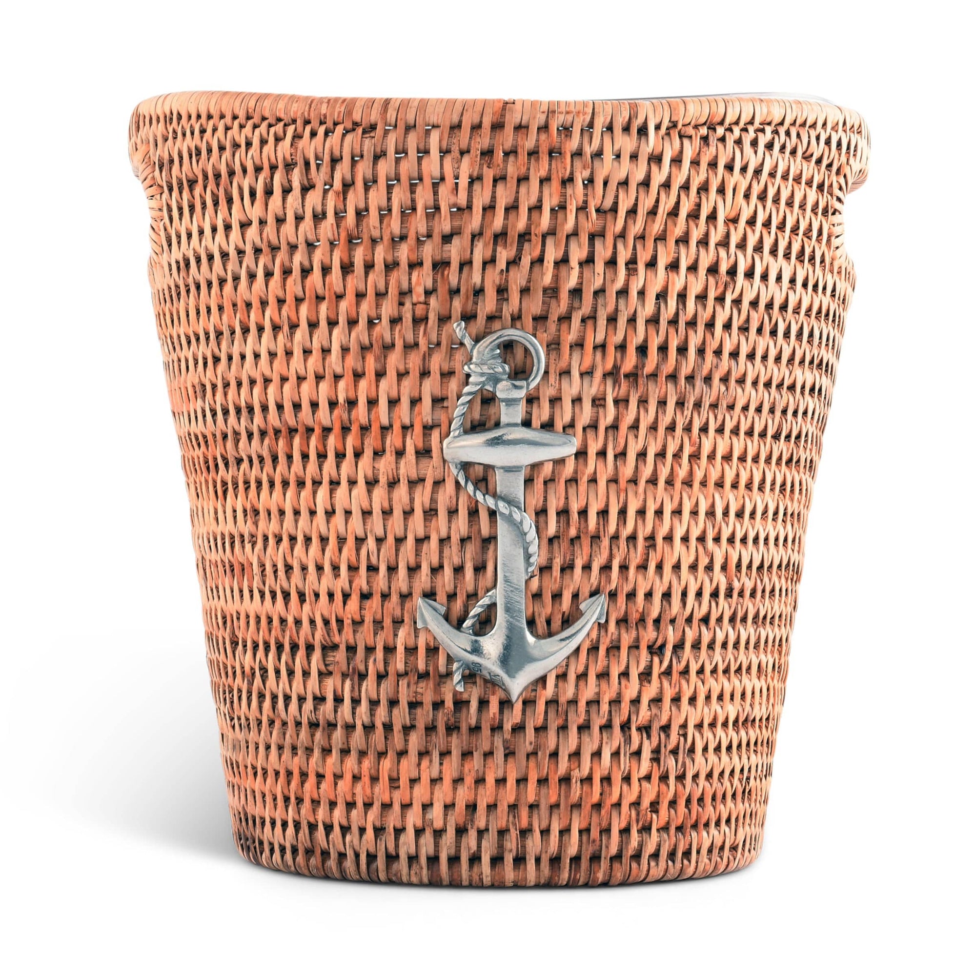 Anchor Hand Woven Wicker Rattan Champagne / Ice Bucket