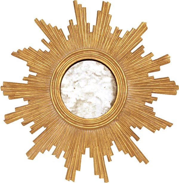Worlds Away Versailles Mirror, Gold Leaf