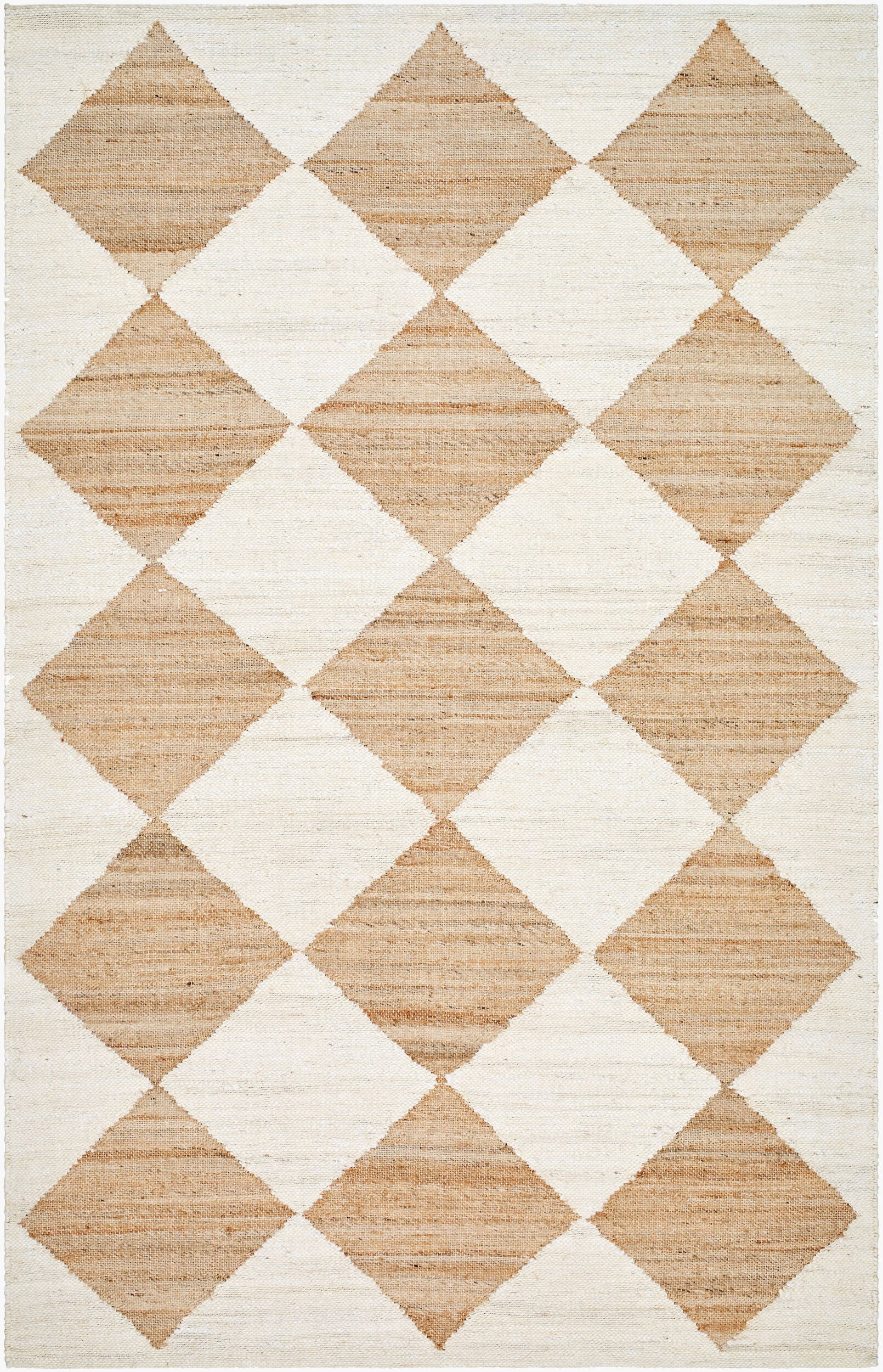 Harley Natural Fiber Rug, Caramel/Cream