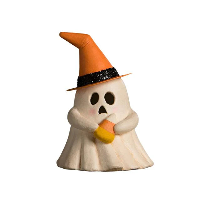 Witchy Ghost with Candy Corn