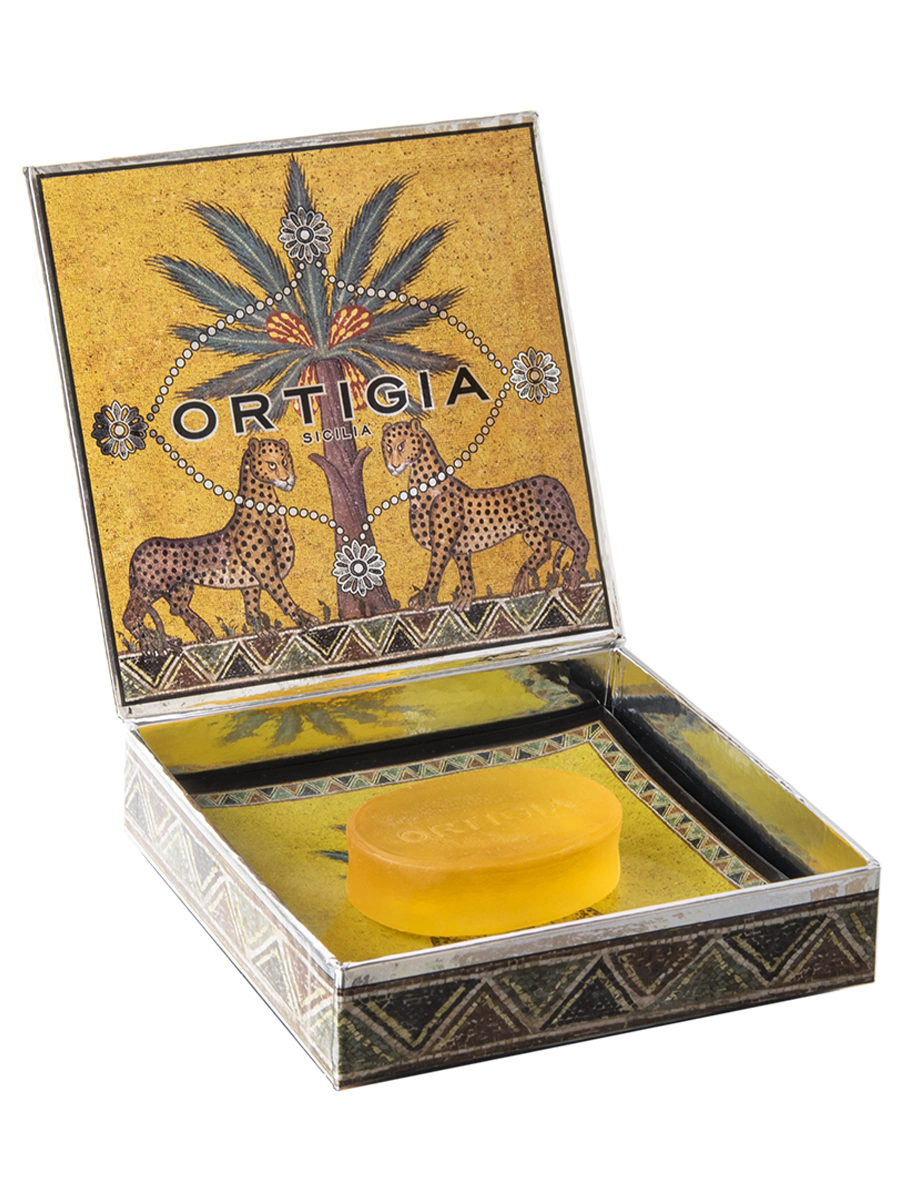 Ortigia Zagara Glass Plate & Soap Gift Set