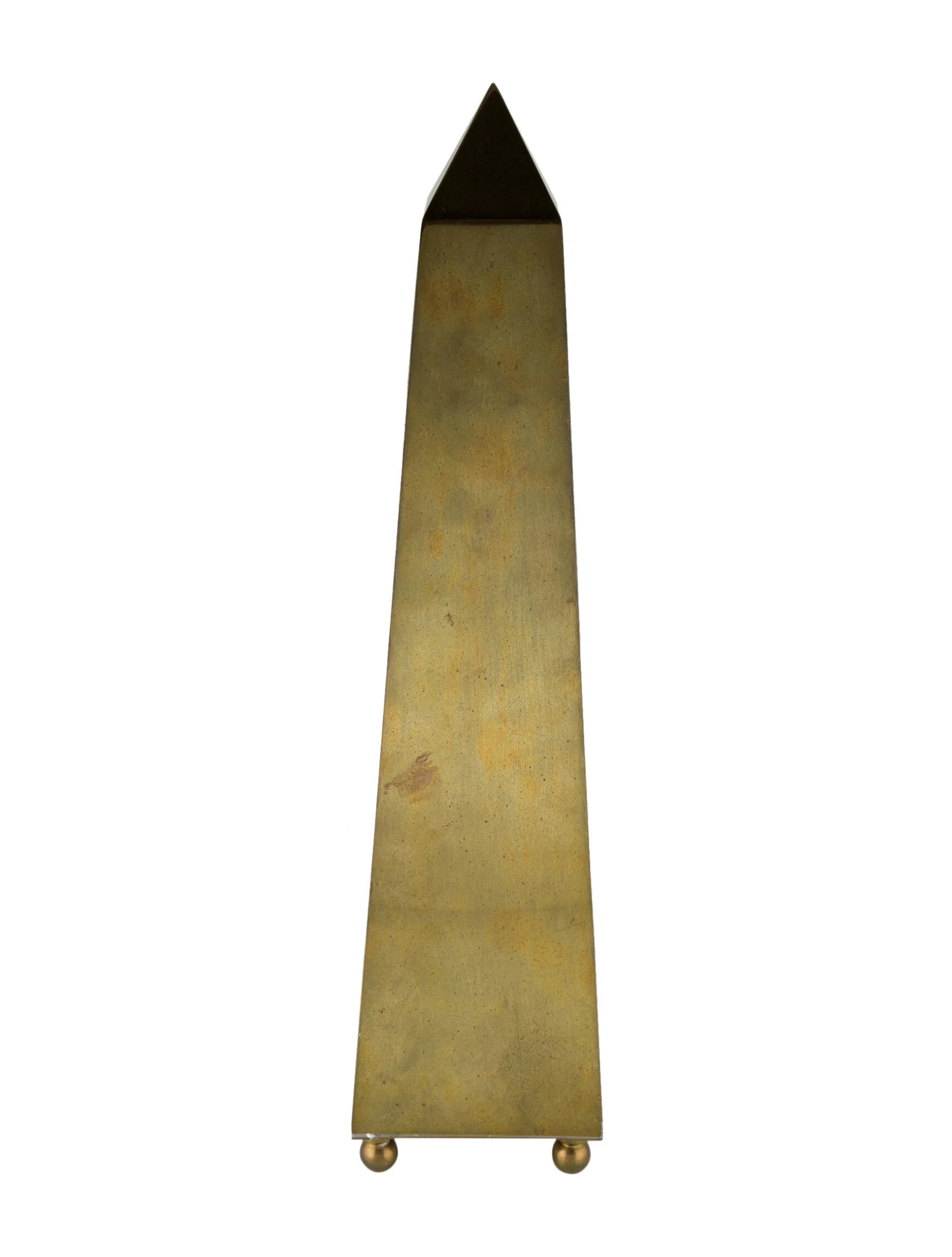 Vintage Brass Obelisk - Hunt and Bloom