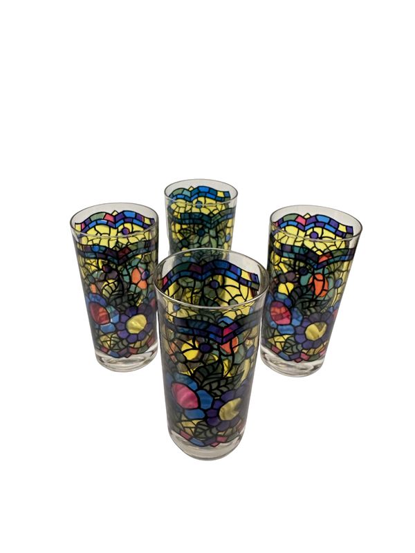 Vintage Briard Highball Glasses, Set of 2 - Hunt and Bloom