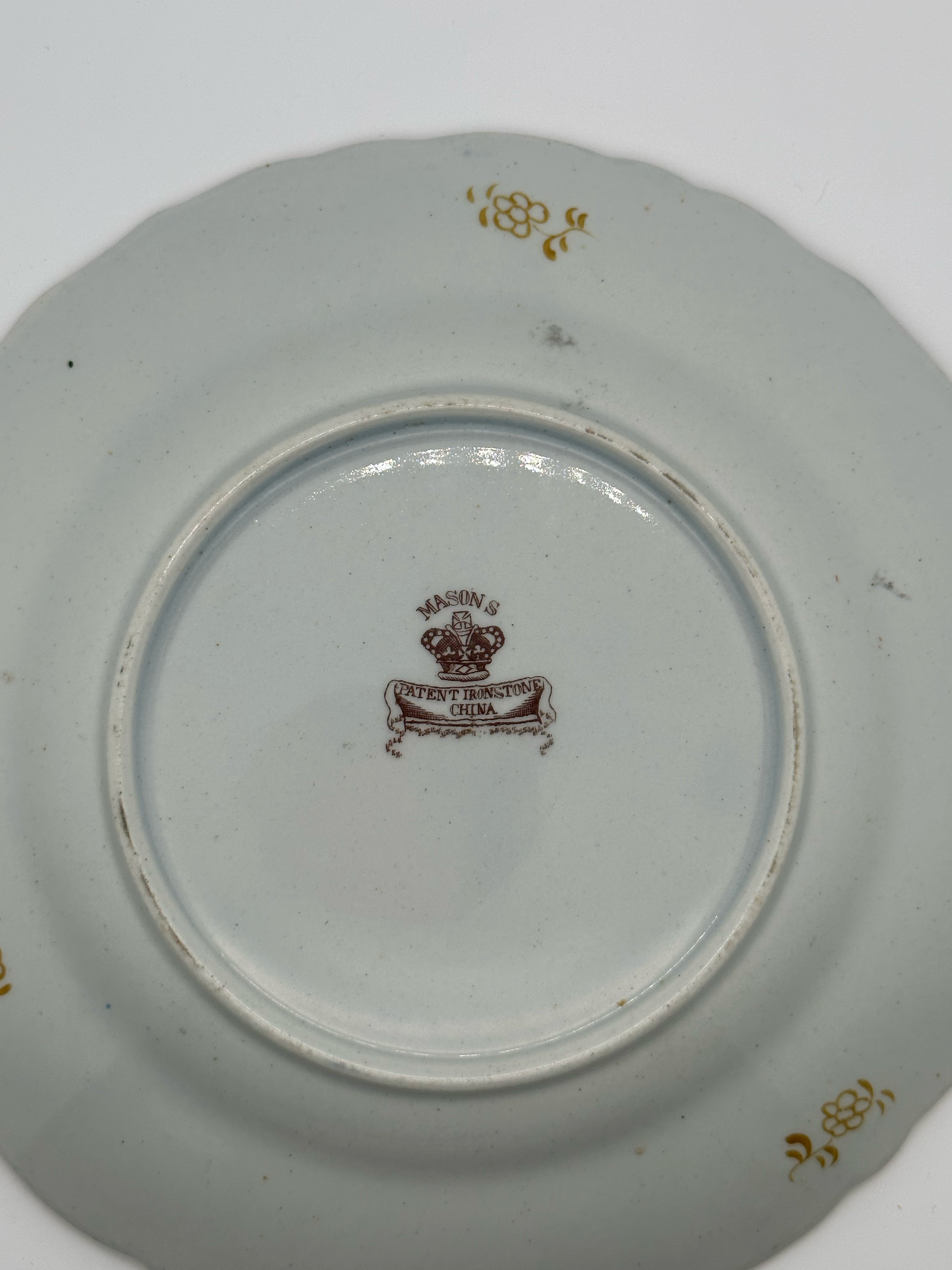 Antique 19th Century Mason's Plate, 9" - Hunt and Bloom