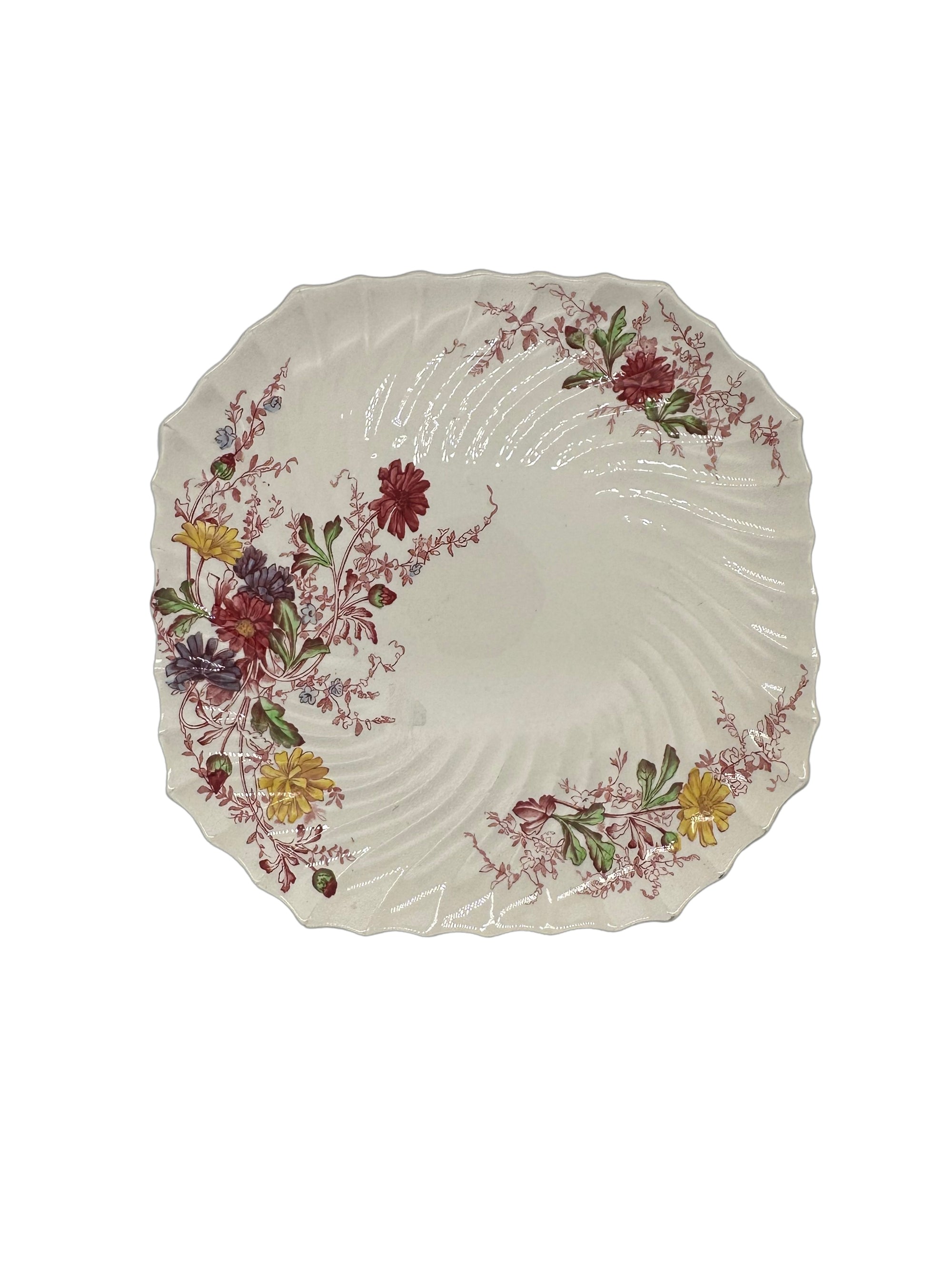 Vintage Spode Fairy Dell Square Plate - Hunt and Bloom