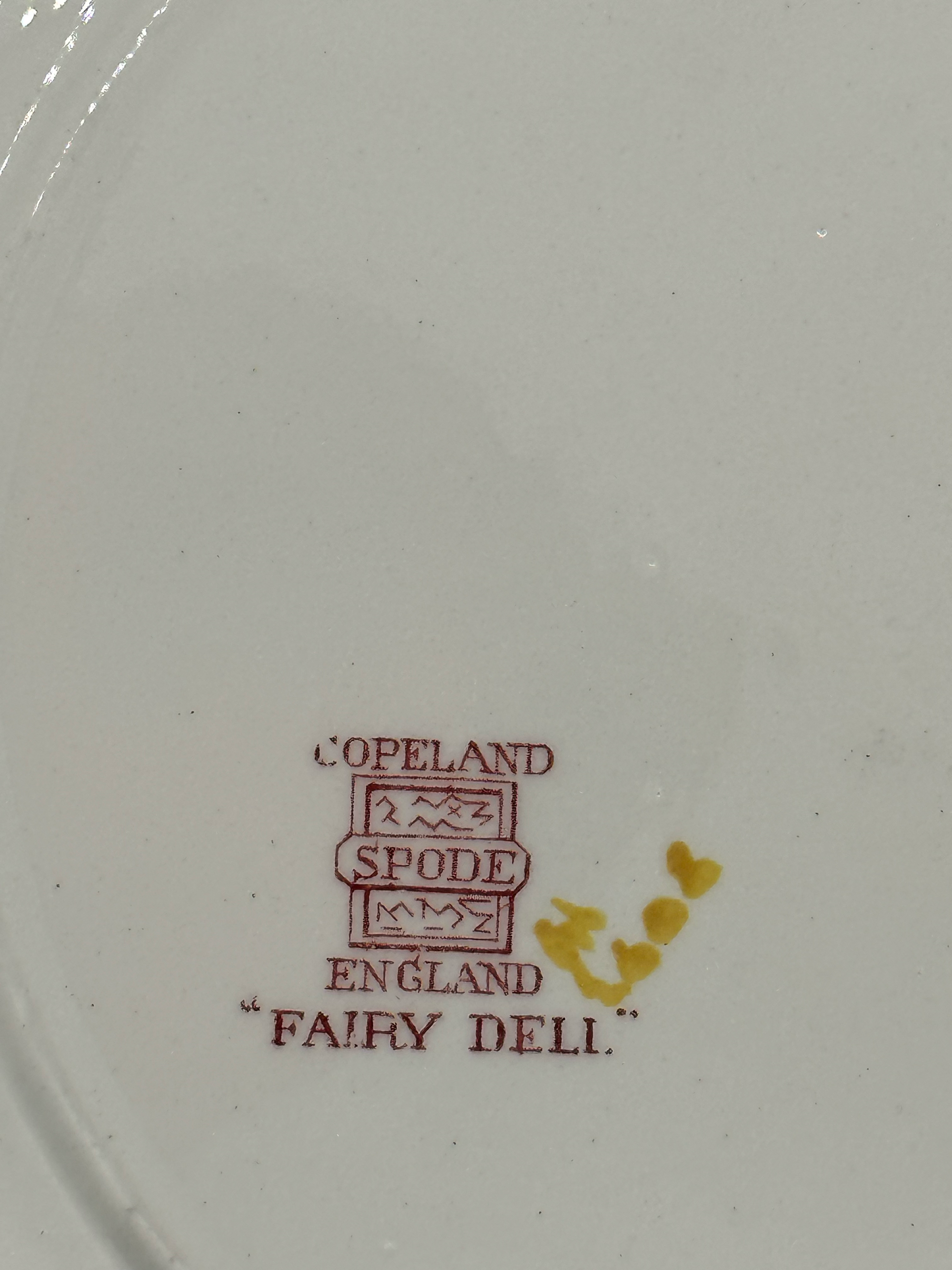 Vintage Spode Fairy Dell Square Plate - Hunt and Bloom